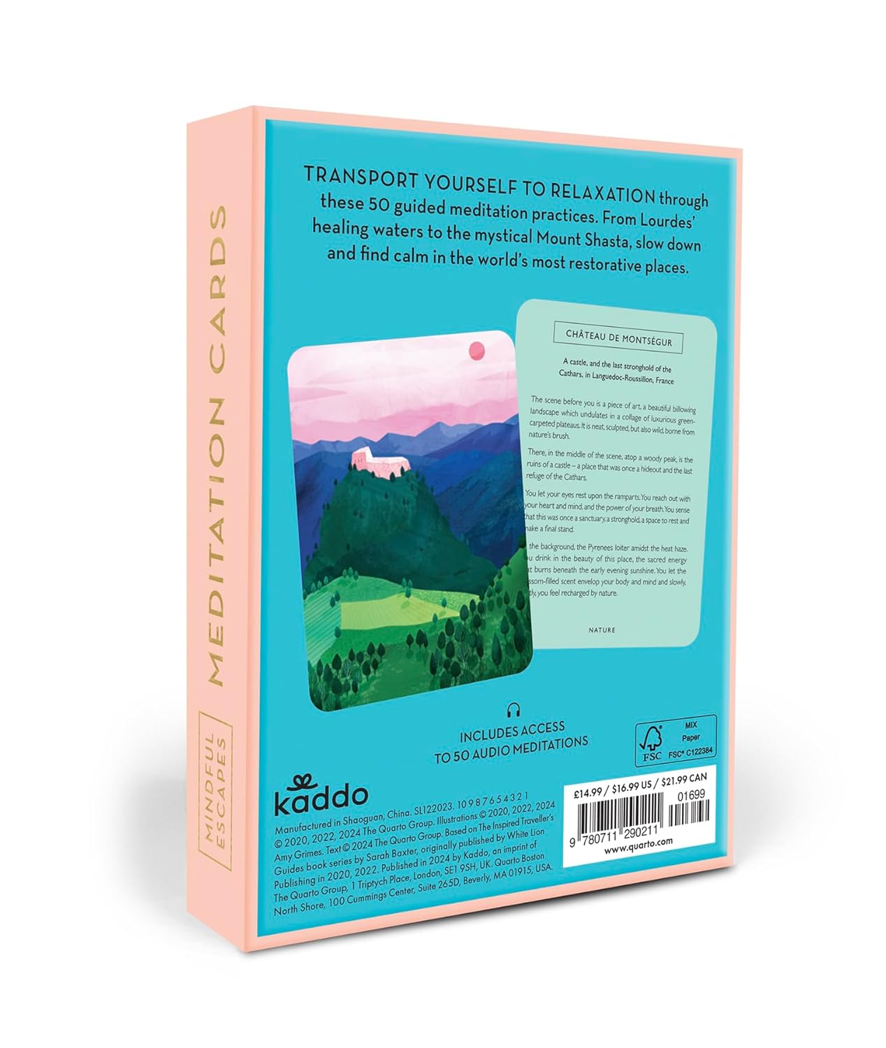 Mindful Escapes Meditation Cards: Discover inner calm wherever you are - 55 cards (Inspired Traveller's Guides)