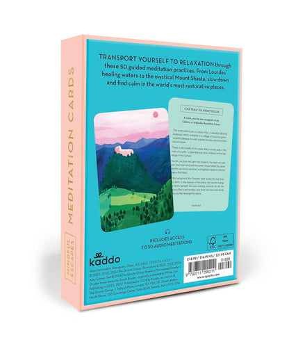 Mindful Escapes Meditation Cards: Discover inner calm wherever you are - 55 cards (Inspired Traveller's Guides)