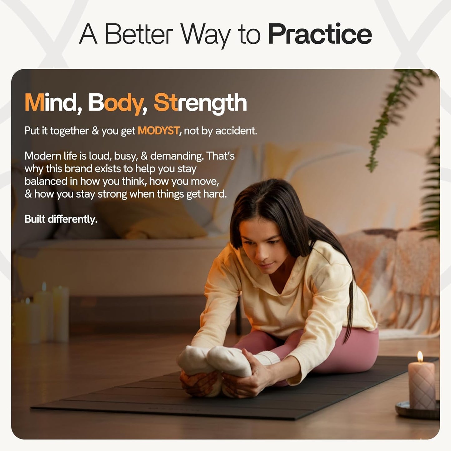 Folding Yoga Mat, TPE Folding Yoga Mat, Foldable Exercise Mat for Yoga, Pilates, Floor Workouts, Compact Design, Travel Friendly, Ideal for Home & Gym, Knee pad, Kneeling pad, No Roll Mat