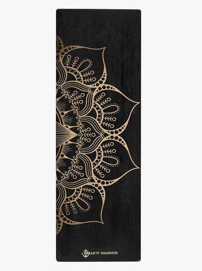 Shakti Warrior TPE Yoga Mat - Artist Designed, Premium eco friendly mats, Non Slip, Non toxic, Great For Regular & Hot Yoga, Pilates and Workouts (72 inch x 24 inch x 6mm thick)
