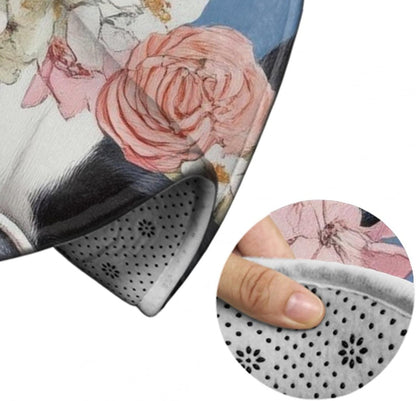 Room Sofa Yoga Soft Round Carpet, Home Decor Non Slip Kitchen Office Circle Rug, Machine Washable Modern Round Area Rug Beach Turtles, 60inch