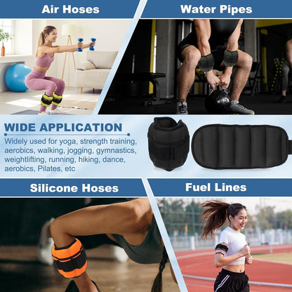 PATIKIL Adjustable Ankle Weights Wrist Leg Arm Weights Sandbags for Women Men Strength Training Weight Yoga Jogging Walking Aerobics