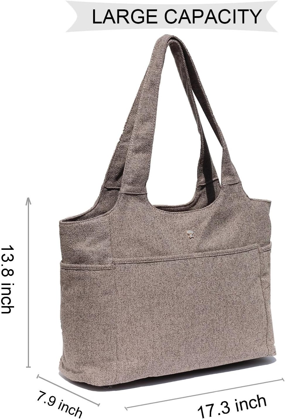 ESVAN Yoga Tote Bag Mat bag Women Shoulder Bags Carryall Tote for Travel Office Workout Gym Nurse Beach
