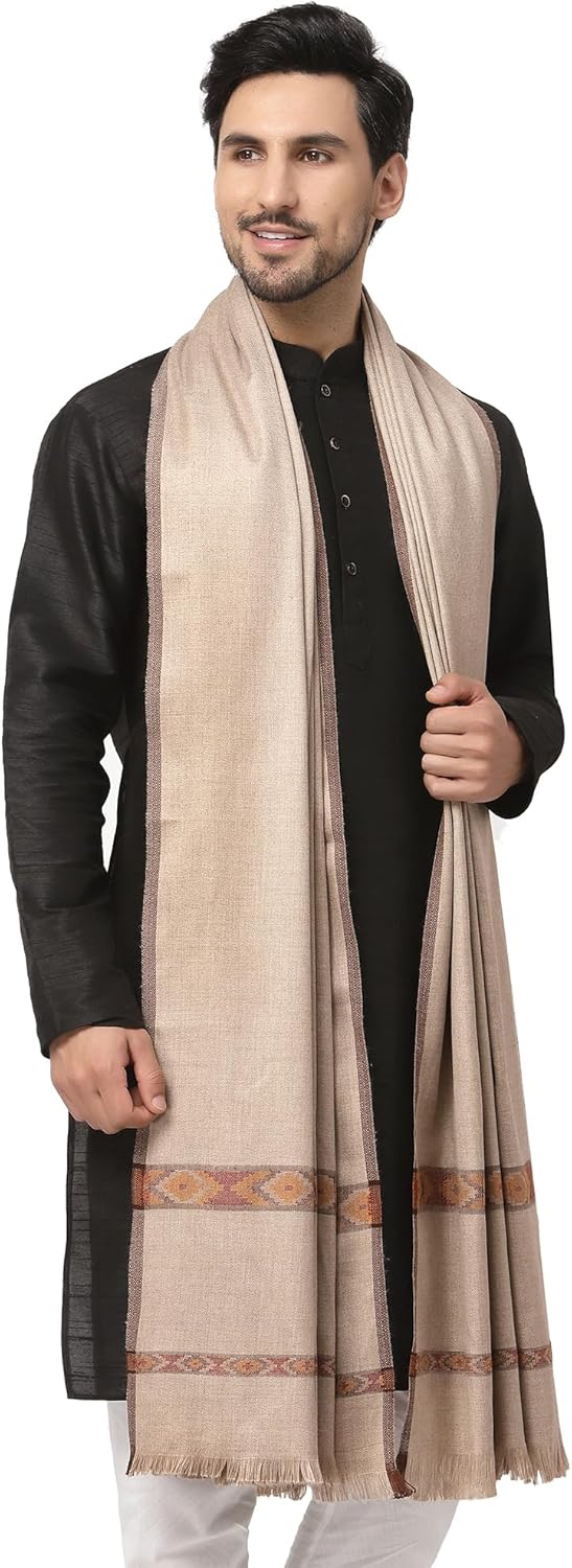 Weavers Villa Meditation Shawl/Wrap, Oversize Scarf or Stole. Unisex