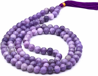 Amazing Gemstone 108 Beads Handmade Mala (Knotted, Rudraksha) - Colors B