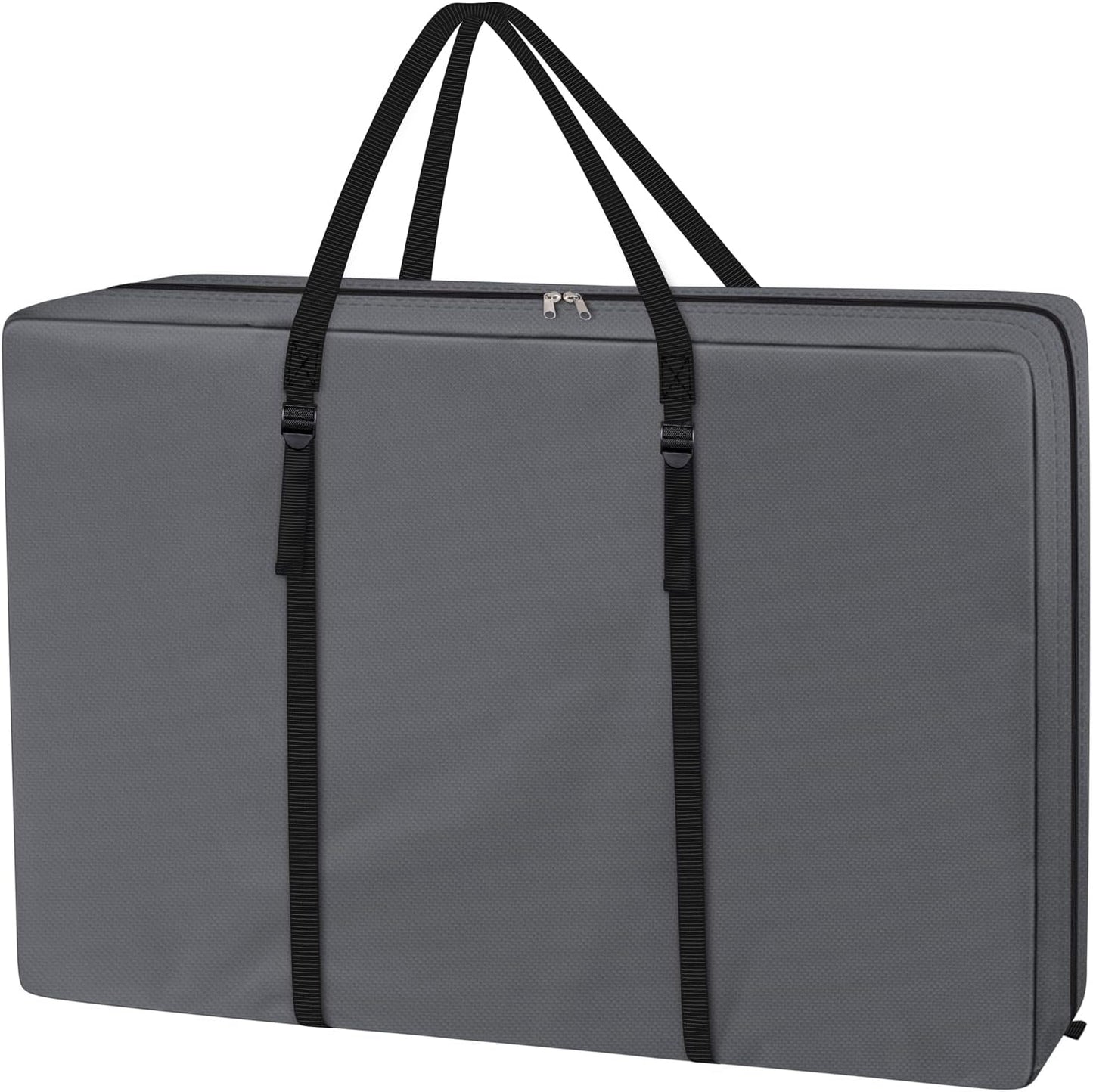 Explore Land Heavy Duty Chair Storage Bag for Folding Longue Zero Gravity Light Weight Transport Folding Rollator Walker (Black)