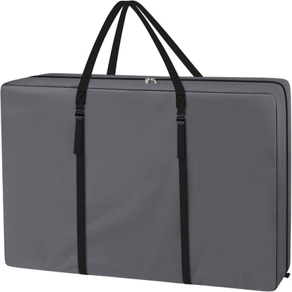 Explore Land Heavy Duty Chair Storage Bag for Folding Longue Zero Gravity Light Weight Transport Folding Rollator Walker (Black)