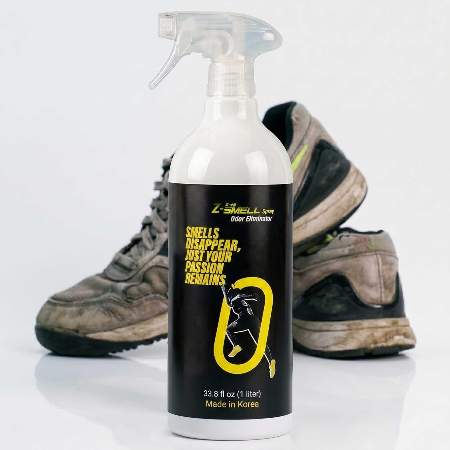 Z-Spray Odor Eliminator On-the-Go Spray – Unscented Deodorizer for Shoes, Pets, Gear, Car & Home – Lasting Smell Remover, Safe for Kids & Animals – Made without Harsh Chemicals – 100mL