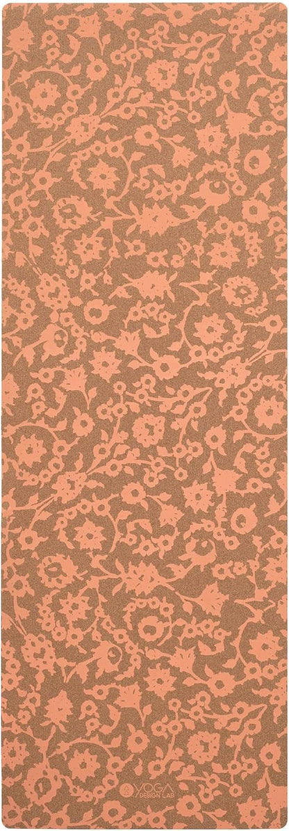 YOGA DESIGN LAB | The Cork Yoga Mat | Eco Luxury | Ideal for Hot Yoga, Power, Bikram, Ashtanga, Sweaty Workouts | Studio Quality | Includes Carrying Strap!
