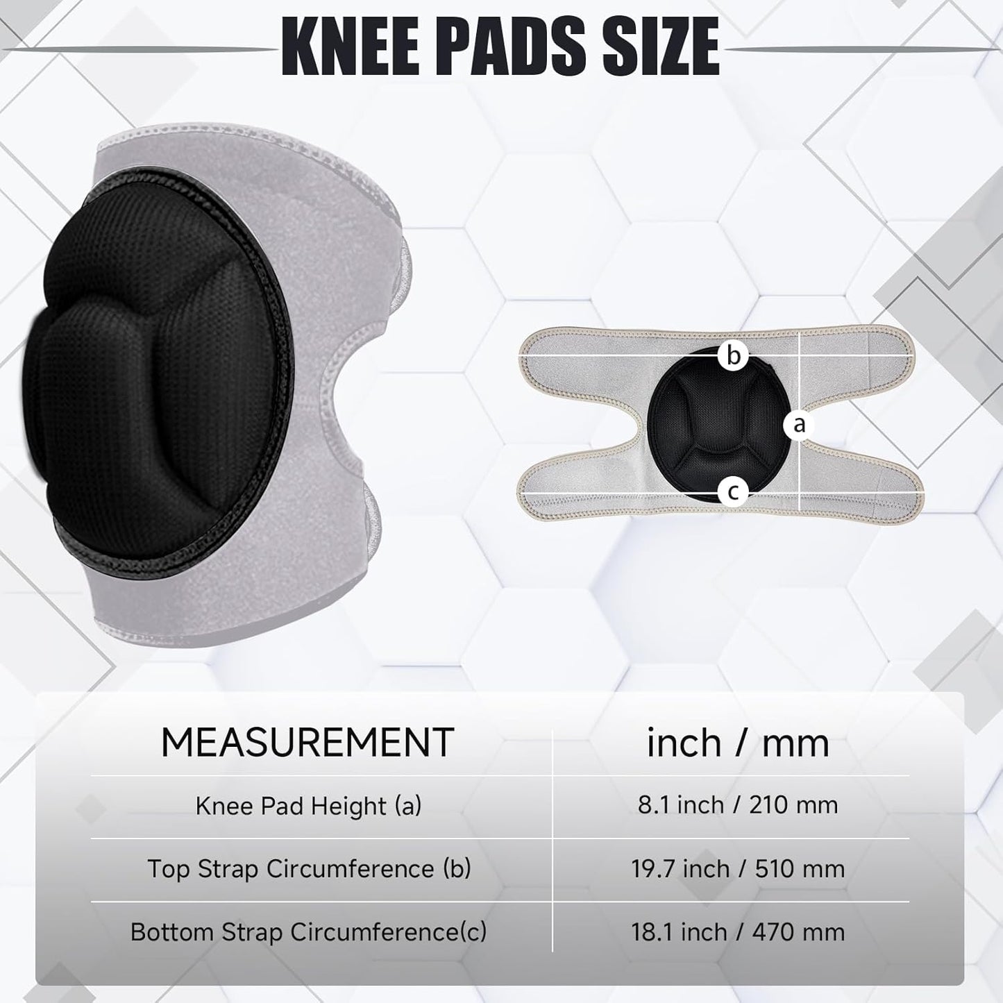 Knee Pads, Thick Sponge Anti-slip, Collision Avoidance Knee Pads, for Running, Mountaineering, House Working,Gardening Maintain (Pink, Large)