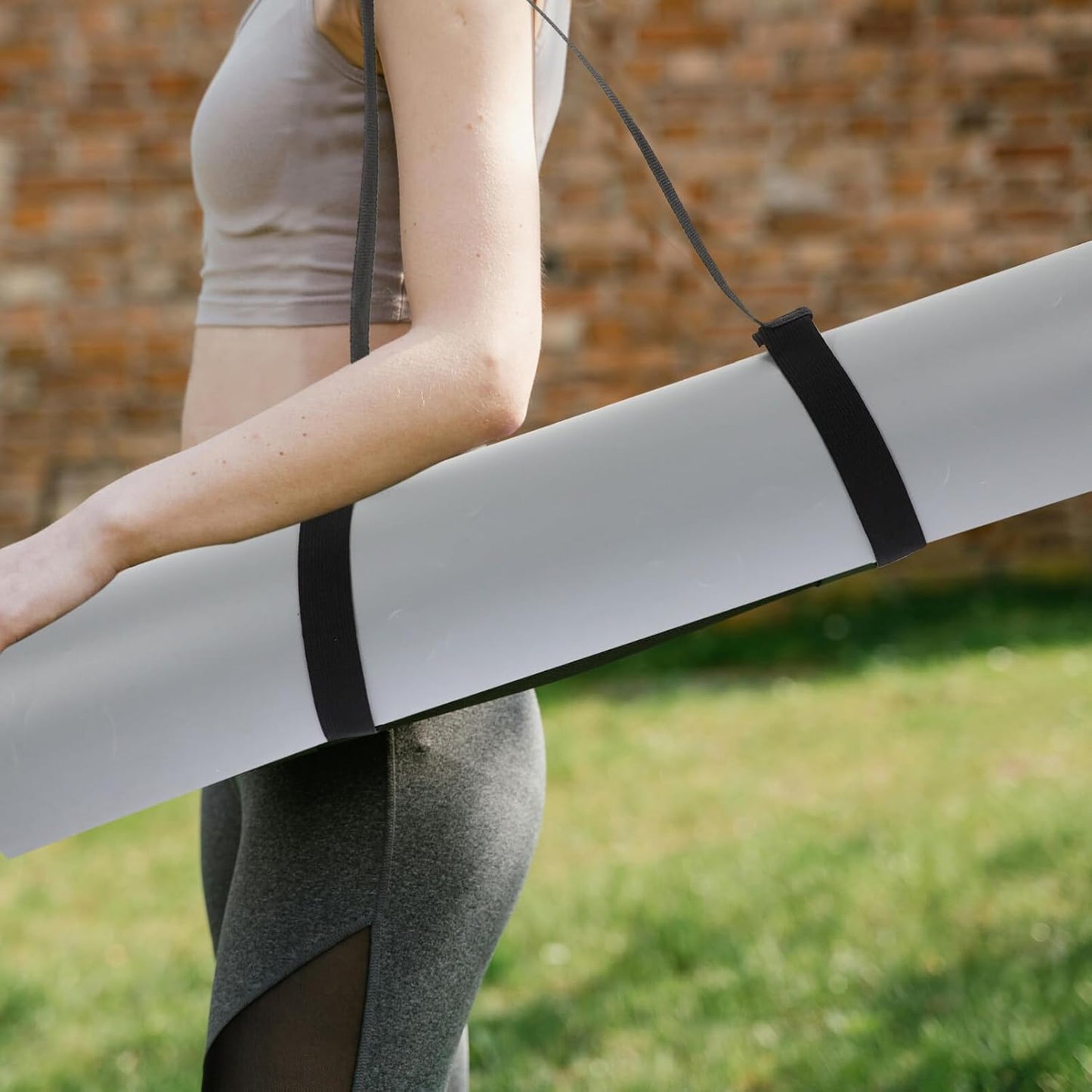 Toddmomy 4pcs Yoga Mat Straps for Carrying, Adjustable Non-Slip Sling 31 Inch Yoga Mat Carrying Straps