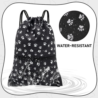 HOLYLUCK Drawstring Backpack Bag Sport Gym Sackpack - Colors B