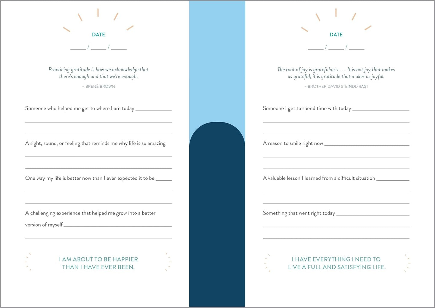 The 5-Minute Gratitude Journal: Give Thanks, Practice Positivity, Find Joy