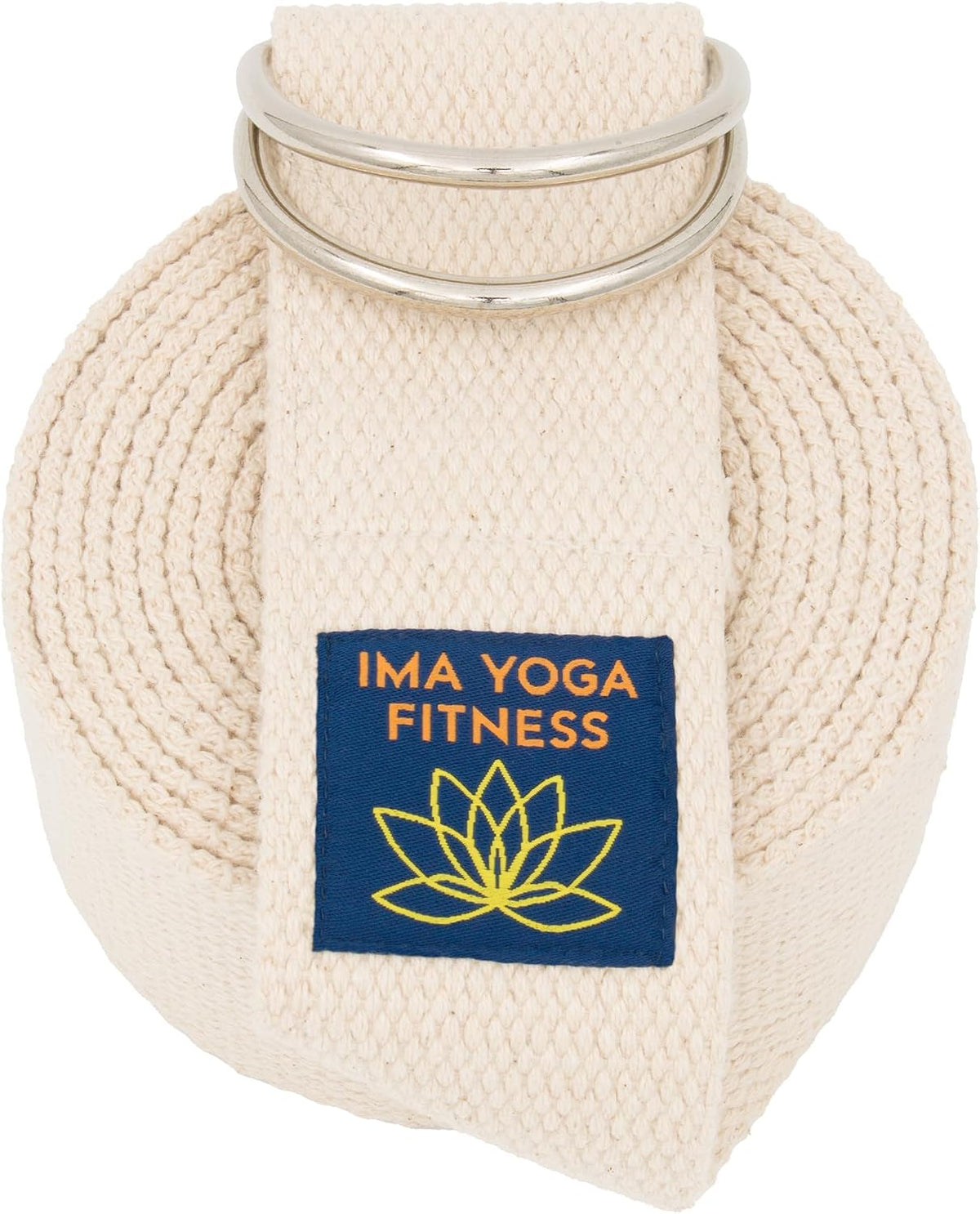 Extra-Wide 2 Inch Cotton Yoga Strap: Stretching, Physical Therapy, Exercise