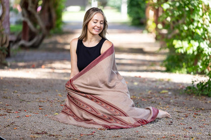Meditation Shawl – Unisex Prayer Wrap, Large Scarf & Yoga Blanket – Soft, Lightweight & Multipurpose