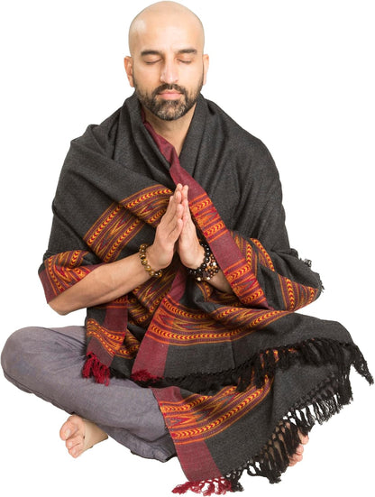 Meditation Shawl – Unisex Prayer Wrap, Large Scarf & Yoga Blanket – Soft, Lightweight & Multipurpose