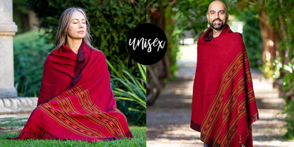 Meditation Shawl – Unisex Prayer Wrap, Large Scarf & Yoga Blanket – Soft, Lightweight & Multipurpose