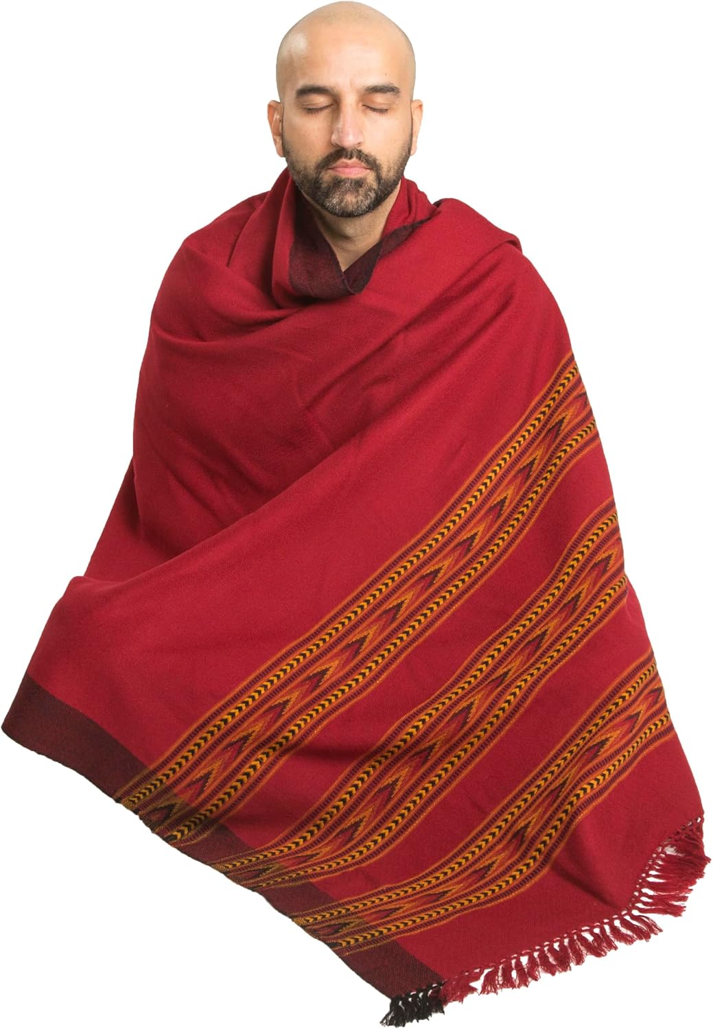 Meditation Shawl – Unisex Prayer Wrap, Large Scarf & Yoga Blanket – Soft, Lightweight & Multipurpose