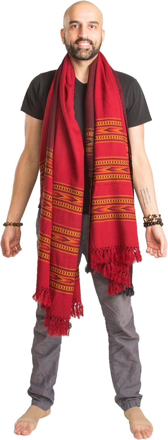 Meditation Shawl – Unisex Prayer Wrap, Large Scarf & Yoga Blanket – Soft, Lightweight & Multipurpose