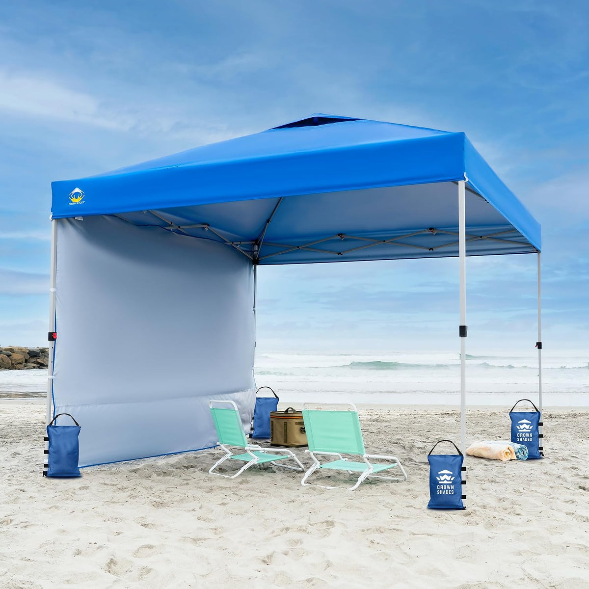 Sand Bags for Canopy Legs, 120 LBS, Black (Unfilled)