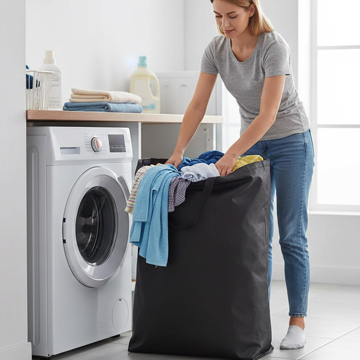 Extra Large Folding Chair Carry Bag (Black, 27“X35")