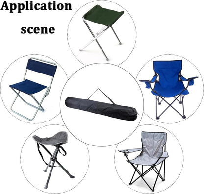 Black Protective Carrying Chair Bag 57.1x13.7 inch Big Polyester Camp Chair Replacement Bag with Drawstring Shoulder Strap for Foldable Hammock Yoga Mat Umbrella Tent Rectangle