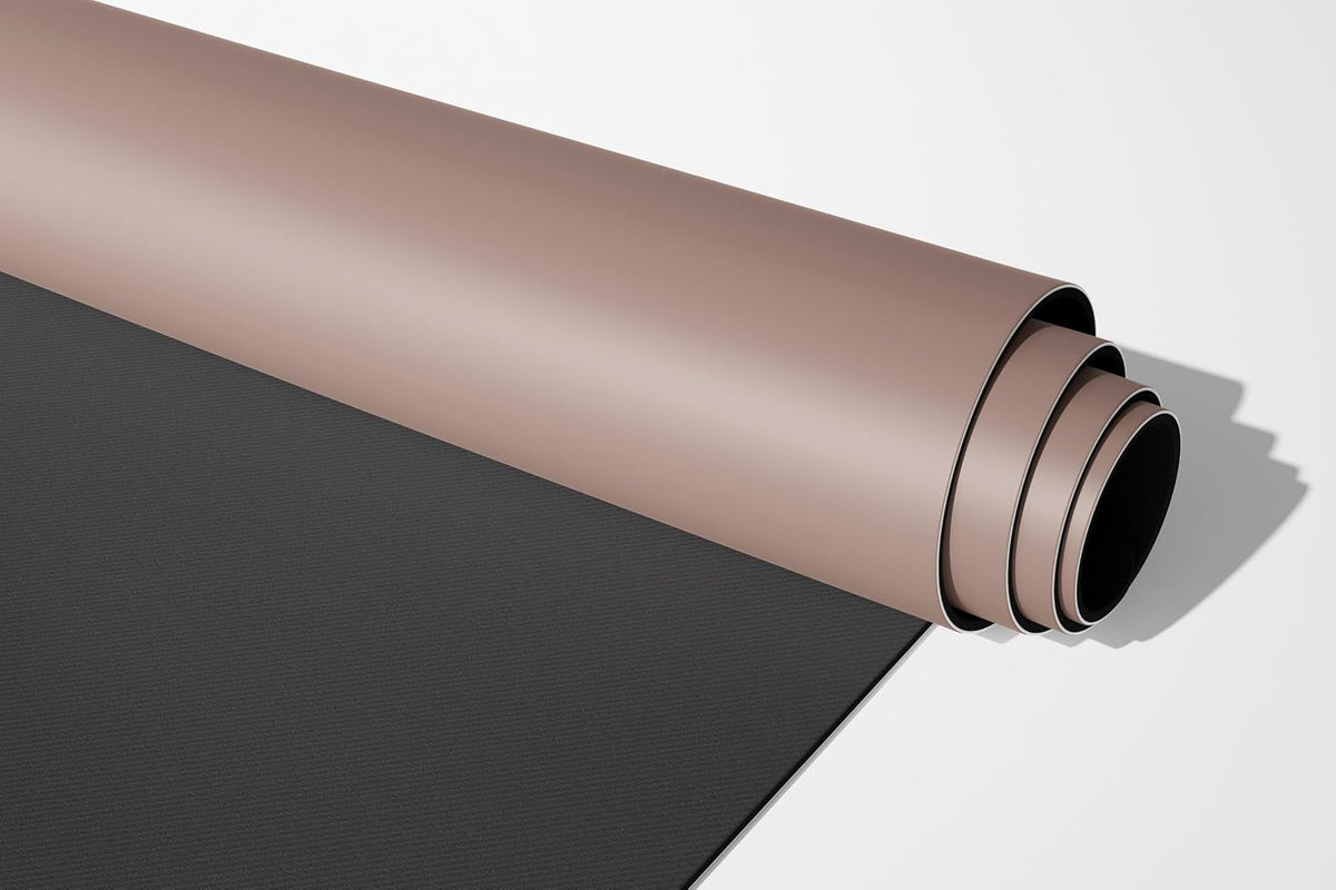Natural Rubber Yoga Mat, 6mm Thick (Midnight) (Earth) – Perfect for Yoga