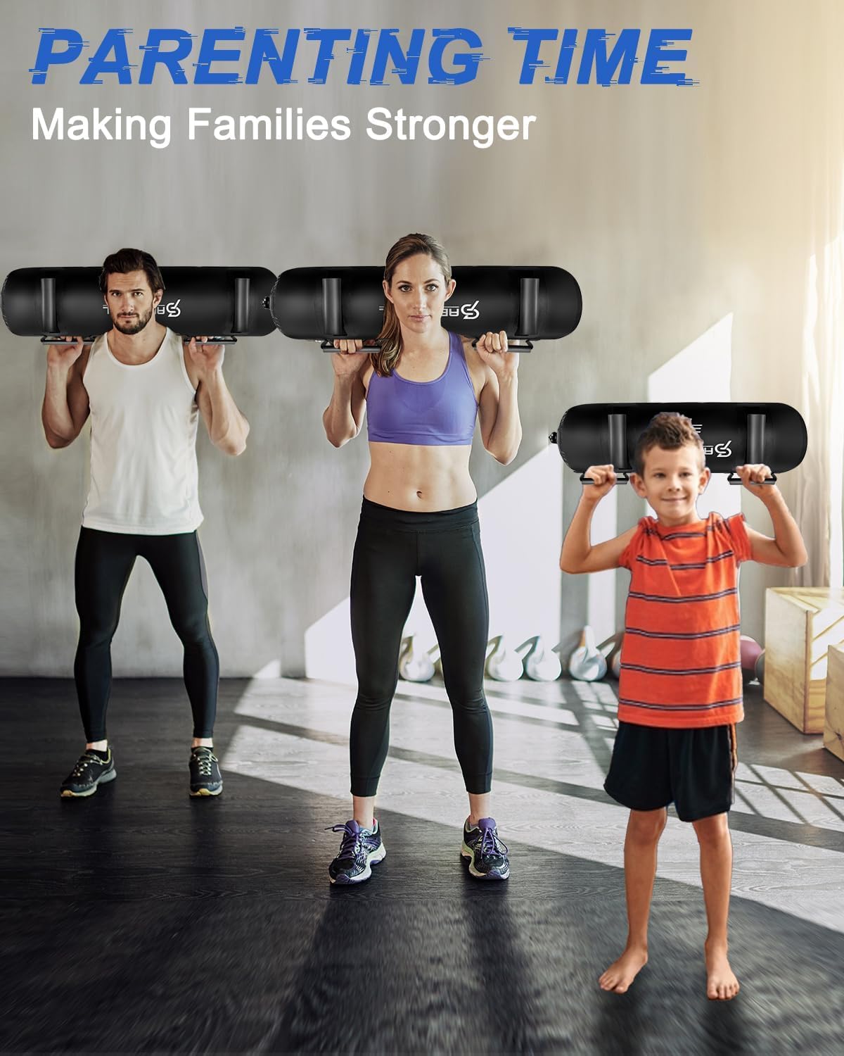 Aqua Bags for Workout 5-45lbs - Ultimate Core Water Weights Aqua Bag - Portable Stability Fitness -Stability, Core and Balance Training - Portable Fitness Equipment - Includes Three Bags