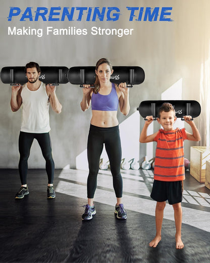 Aqua Bags for Workout 5-45lbs - Ultimate Core Water Weights Aqua Bag - Portable Stability Fitness -Stability, Core and Balance Training - Portable Fitness Equipment - Includes Three Bags