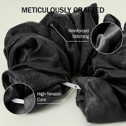 Slim Panda Yoga Mat Scrunchie Strap, Stretch Velvet Carrier