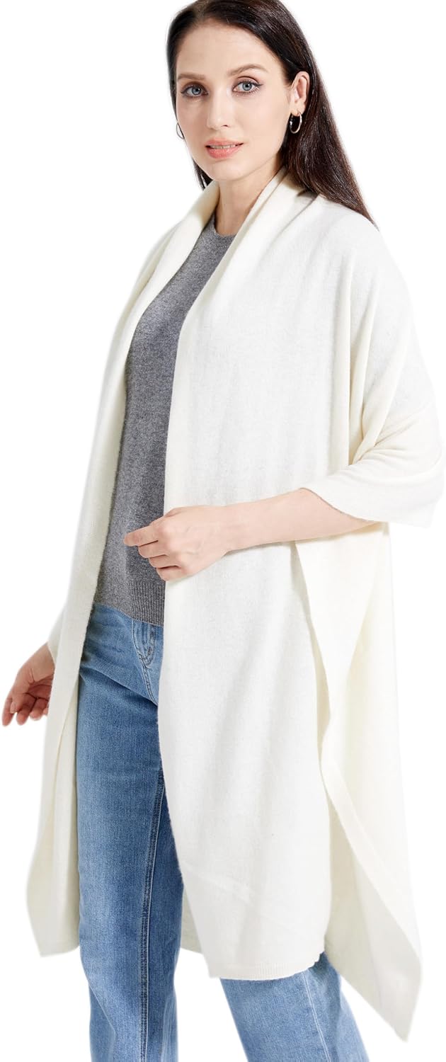 Soft Cashmere Blend Wrap Chic Scarf Stole for Women Wayfarer Travel Extra Large 87"x28" - Colors A