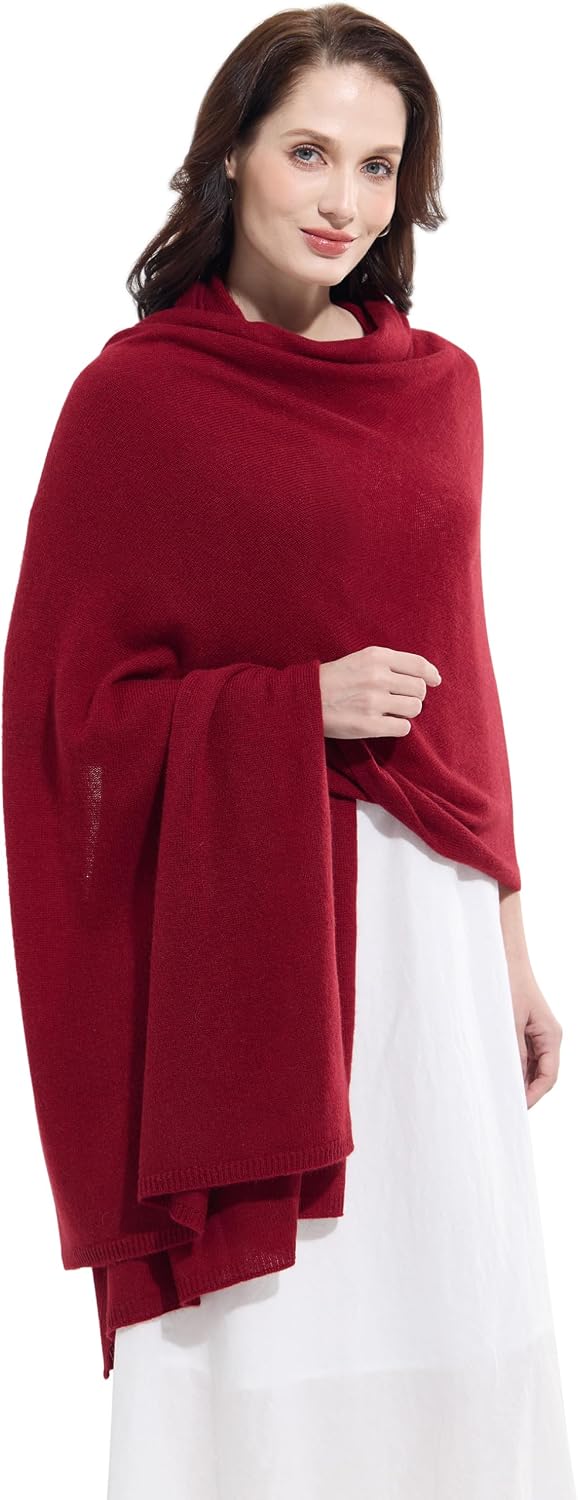 Soft Cashmere Blend Wrap Chic Scarf Stole for Women Wayfarer Travel Extra Large 87"x28" - Colors A