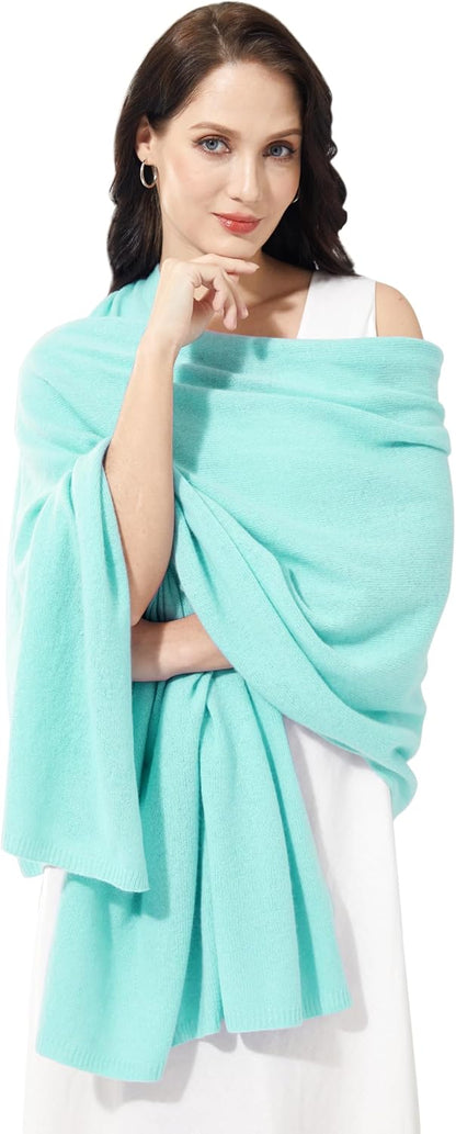 Soft Cashmere Blend Wrap Chic Scarf Stole for Women Wayfarer Travel Extra Large 87"x28" - Colors A
