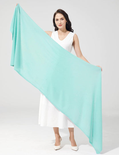 Soft Cashmere Blend Wrap Chic Scarf Stole for Women Wayfarer Travel Extra Large 87"x28" - Colors A
