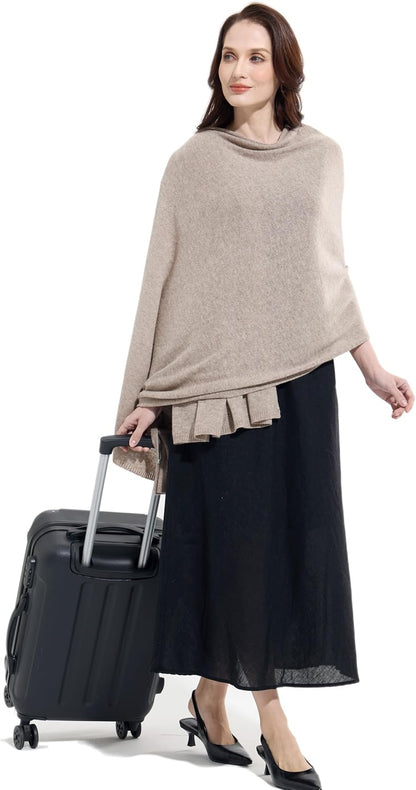 Soft Cashmere Blend Wrap Chic Scarf Stole for Women Wayfarer Travel Extra Large 87"x28" - Colors A