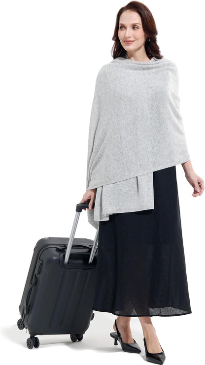 Soft Cashmere Blend Wrap Chic Scarf Stole for Women Wayfarer Travel Extra Large 87"x28" - Colors A