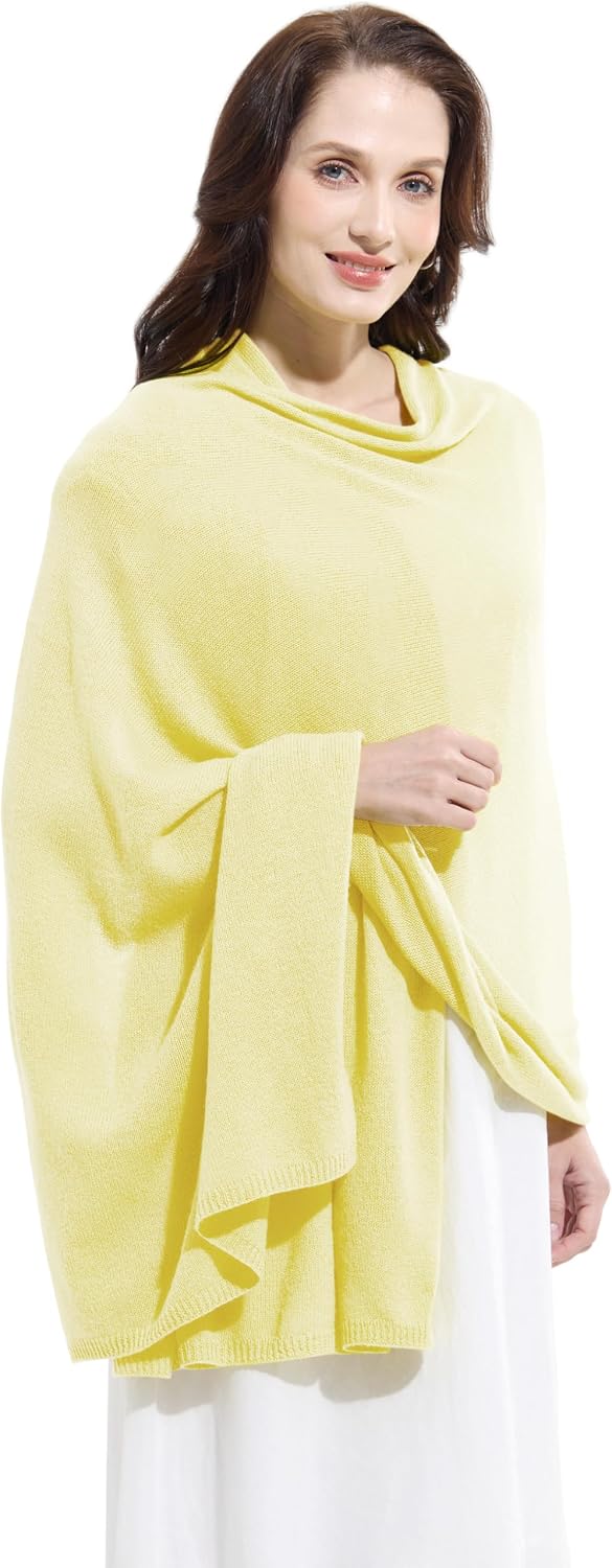 Soft Cashmere Blend Wrap Chic Scarf Stole for Women Wayfarer Travel Extra Large 87"x28" - Colors A