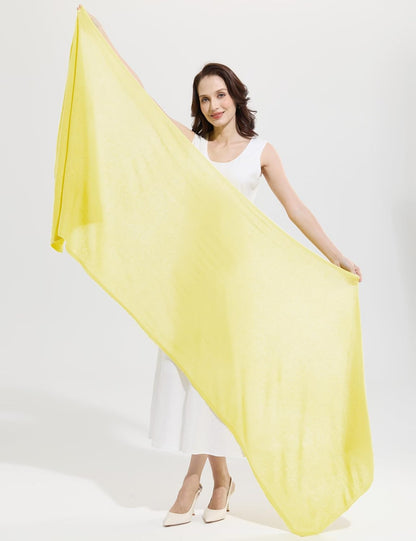 Soft Cashmere Blend Wrap Chic Scarf Stole for Women Wayfarer Travel Extra Large 87"x28" - Colors A