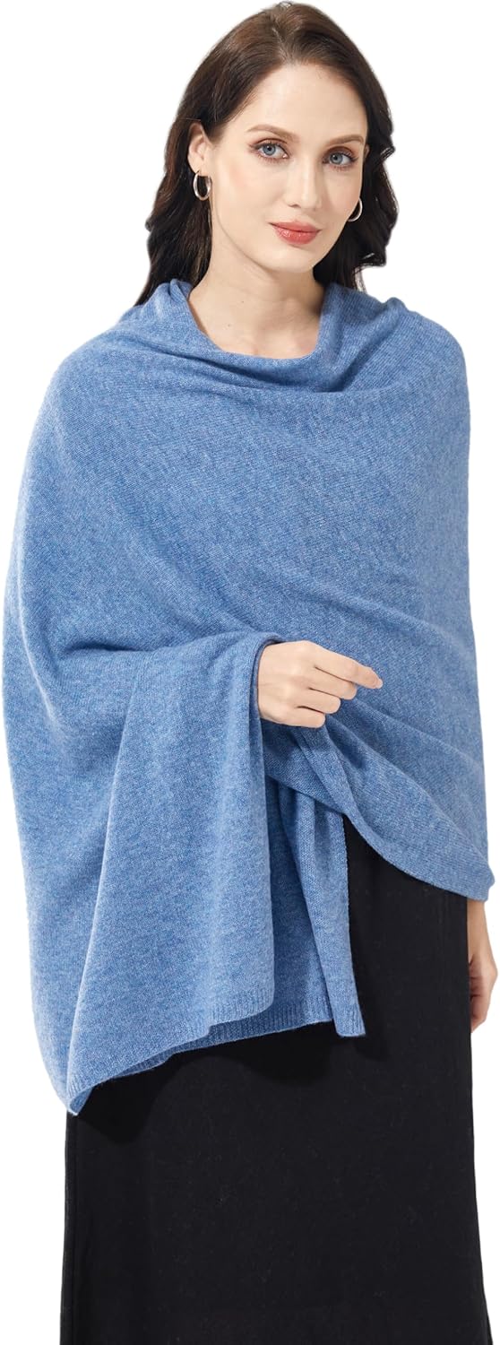 Soft Cashmere Blend Wrap Chic Scarf Stole for Women Wayfarer Travel Extra Large 87"x28" - Colors A