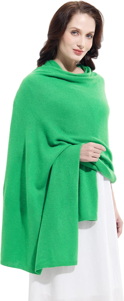 Soft Cashmere Blend Wrap Chic Scarf Stole for Women Wayfarer Travel Extra Large 87"x28" - Colors A