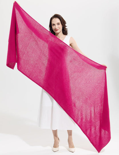 Soft Cashmere Blend Wrap Chic Scarf Stole for Women Wayfarer Travel Extra Large 87"x28" - Colors A