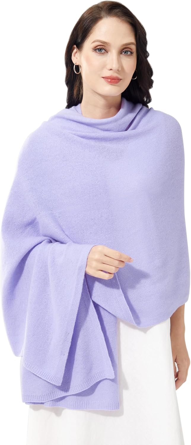 Soft Cashmere Blend Wrap Chic Scarf Stole for Women Wayfarer Travel Extra Large 87"x28" - Colors A