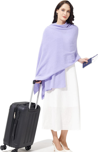 Soft Cashmere Blend Wrap Chic Scarf Stole for Women Wayfarer Travel Extra Large 87"x28" - Colors A