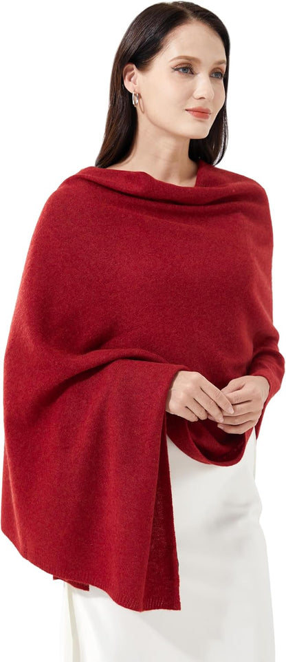 Soft Cashmere Blend Wrap Chic Scarf Stole for Women Wayfarer Travel Extra Large 87"x28" - Colors A