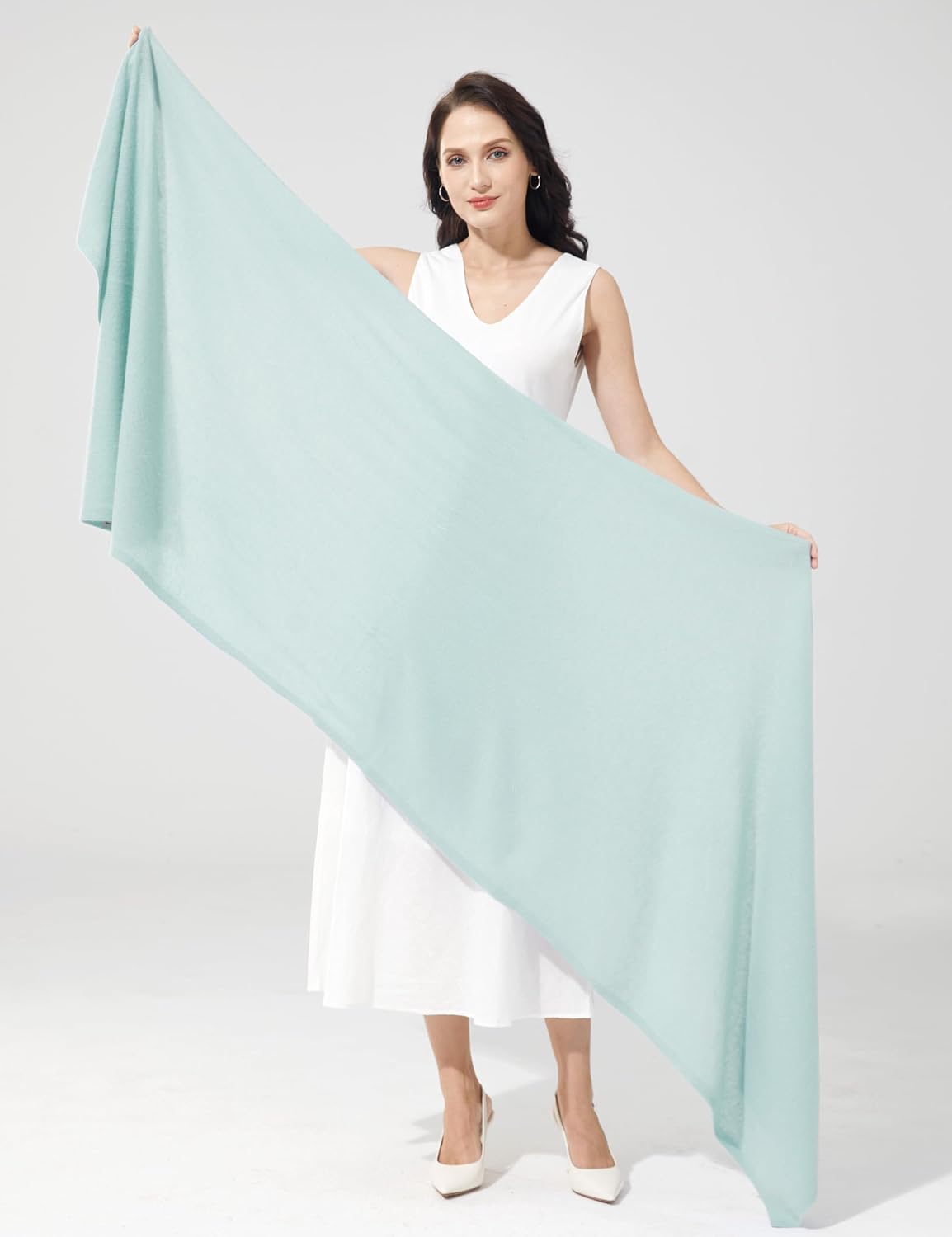 Soft Cashmere Blend Wrap Chic Scarf Stole for Women Wayfarer Travel Extra Large 87"x28" - Colors A