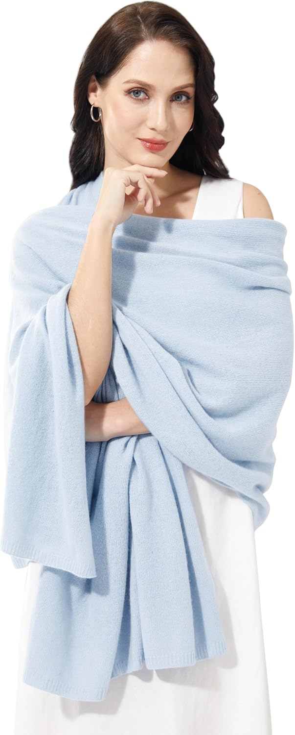 Soft Cashmere Blend Wrap Chic Scarf Stole for Women Wayfarer Travel Extra Large 87"x28" - Colors A