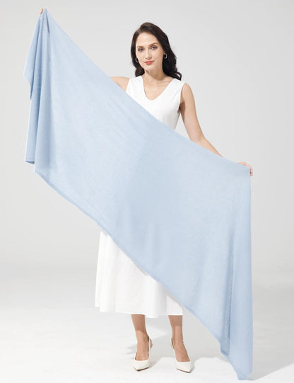 Soft Cashmere Blend Wrap Chic Scarf Stole for Women Wayfarer Travel Extra Large 87"x28" - Colors A