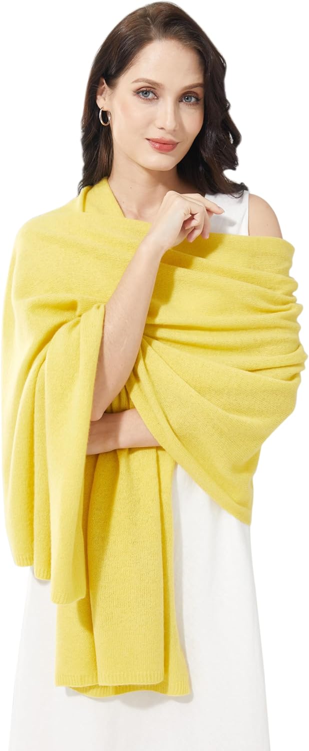 Soft Cashmere Blend Wrap Chic Scarf Stole for Women Wayfarer Travel Extra Large 87"x28" - Colors A