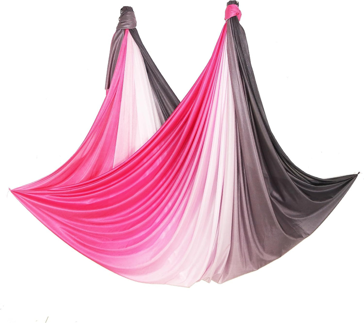 Aerial Yoga Hammock Aerial Pilates Silk Yoga Swing Set Inversion Equipment include daisy Chain, Pose Guide 5.5 yards