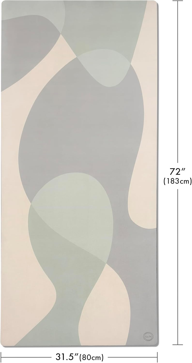 Home Exercise Rug – Luxury 1/2" (10MM) Extra Thick Yoga Mat, Non-Slip Suede & Natural Rubber, Long & Wide for Stretching, Fitness & Decor – 72" x 31.5"